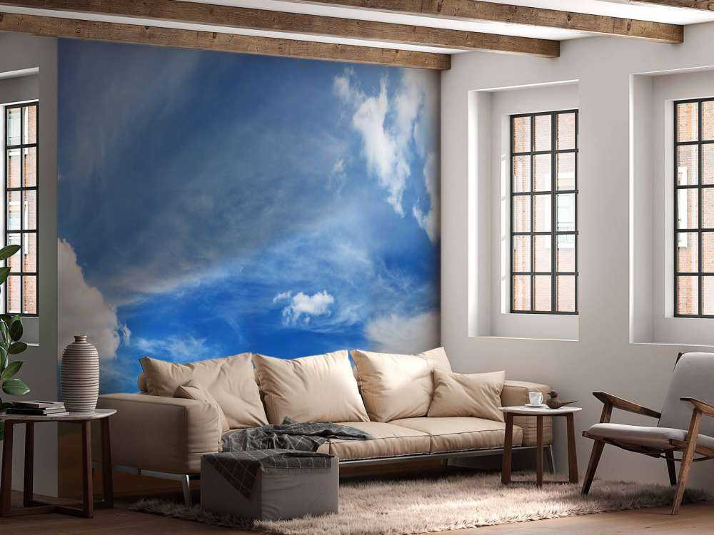 Blue sky with clouds