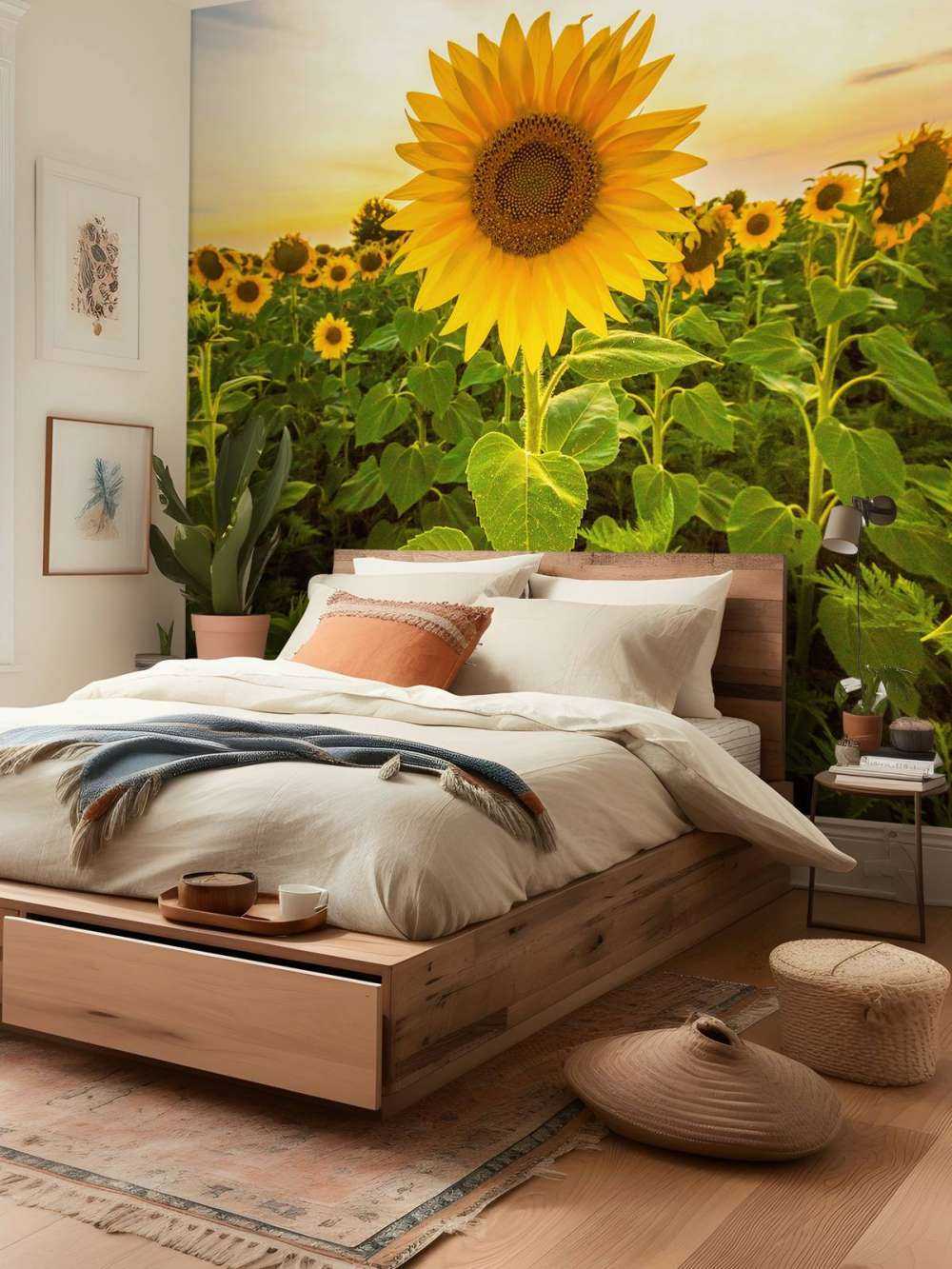 Sunflower in the field