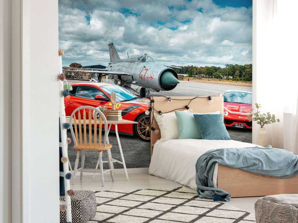 Exclusive Ferraris and Mig-21