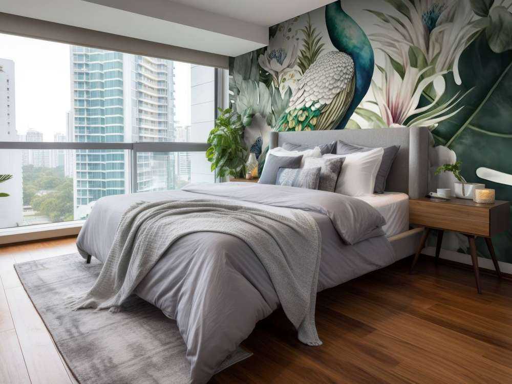 Peacock Flora in Harmony