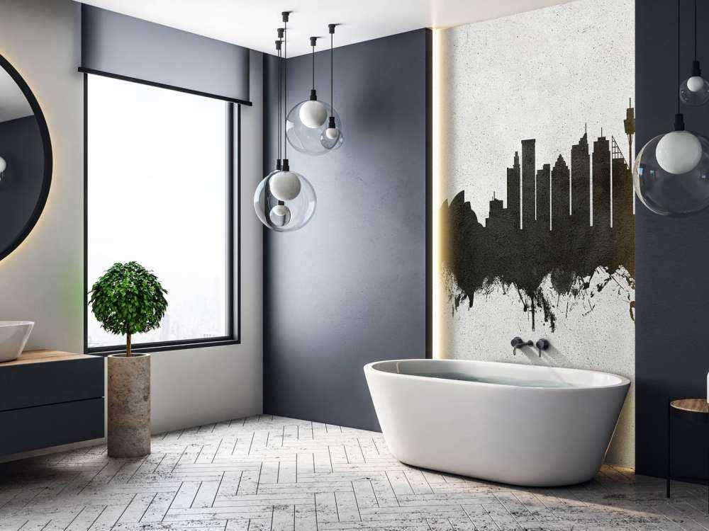 Watercolor skyline, Sydney