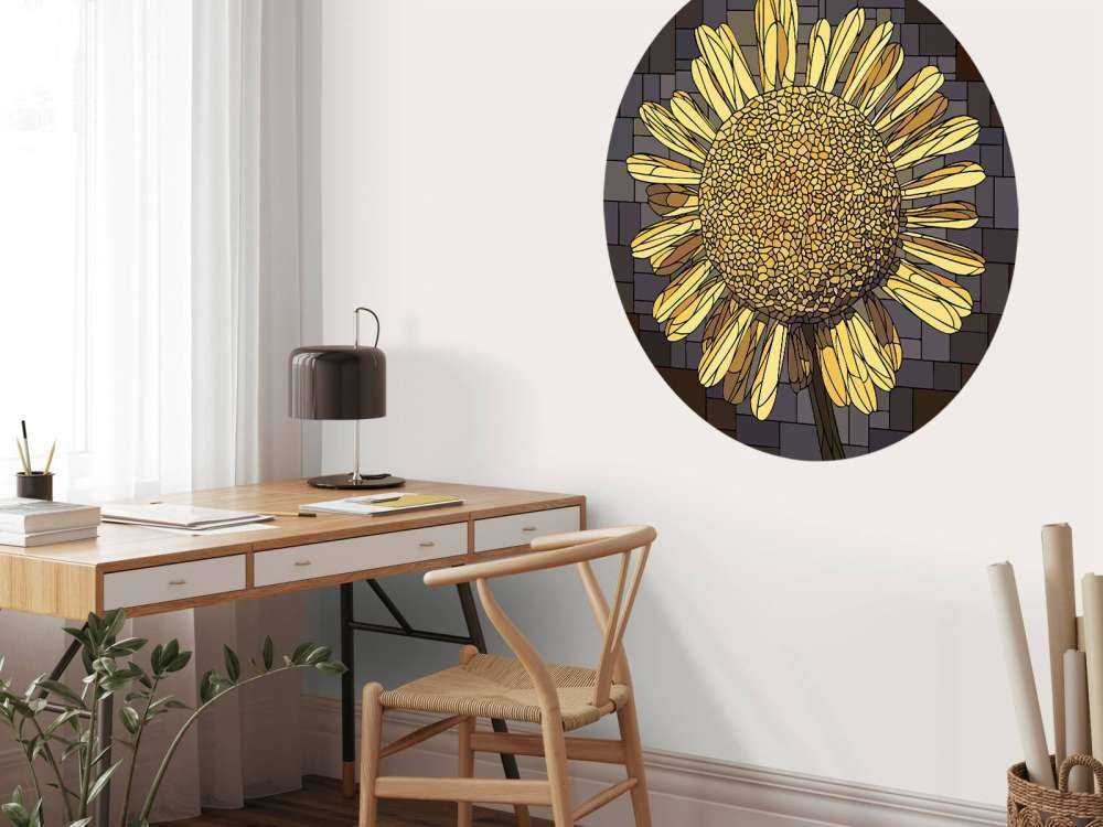 Yellow chamomile flower