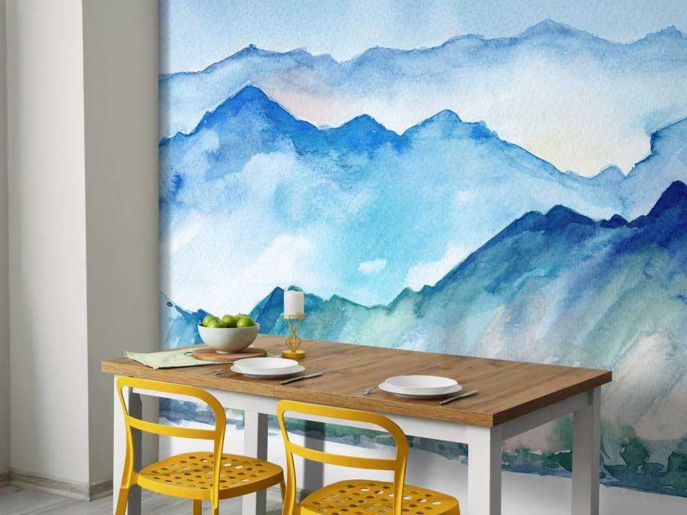 Abstract mountains