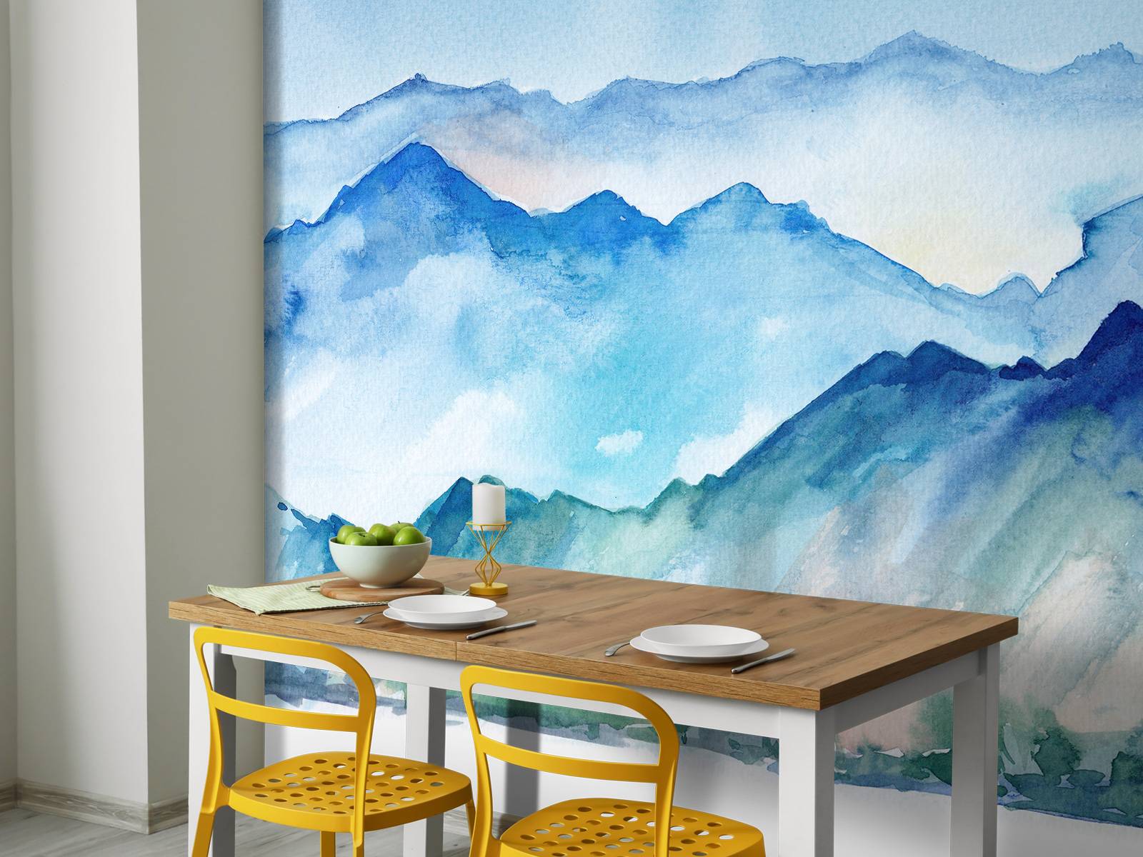 Abstract mountains