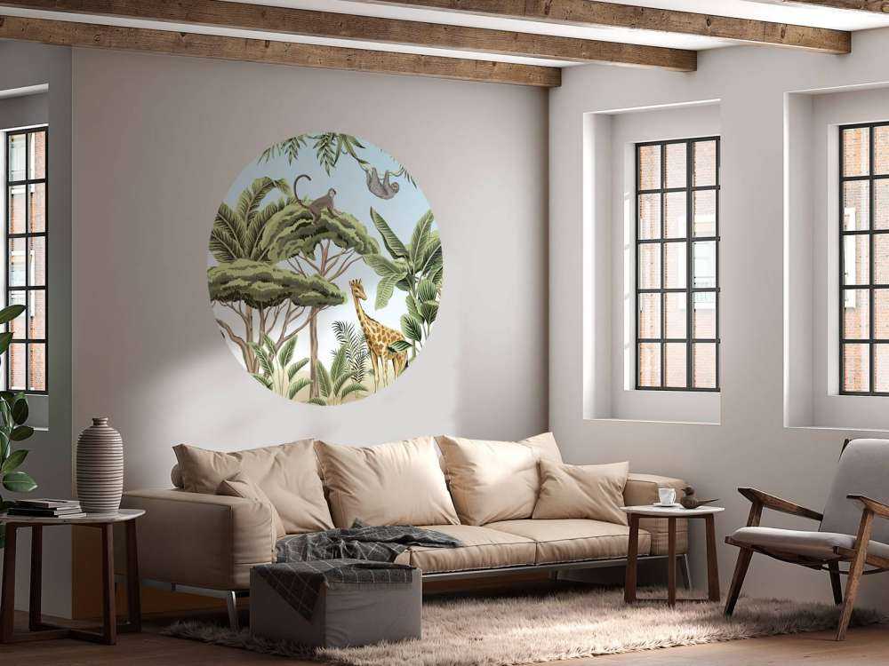 Pattern with jungle animals