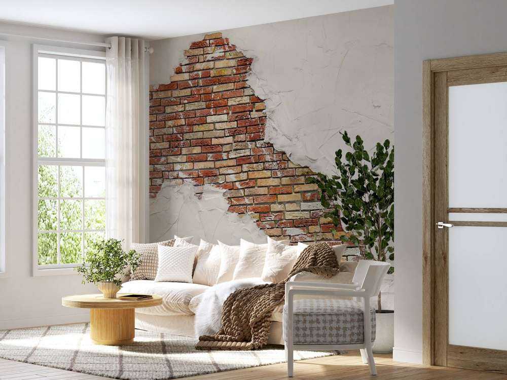 Wall with stucco