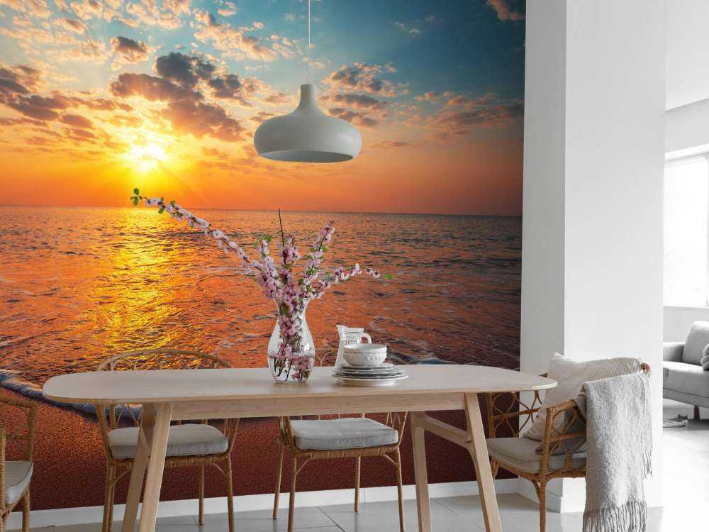 Sunrise over the sea