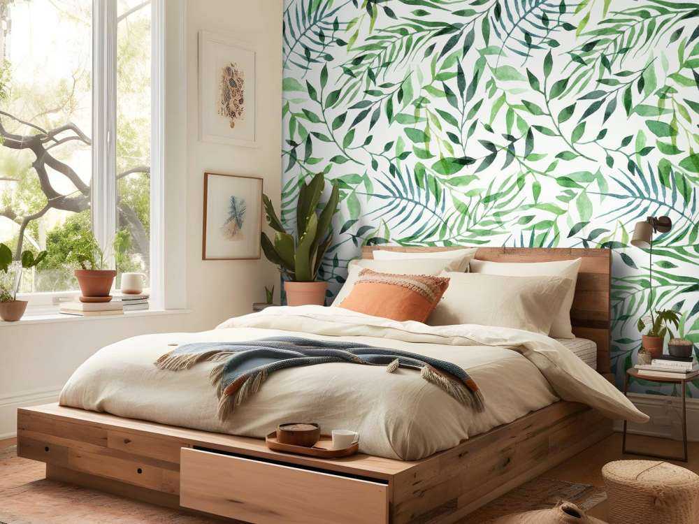 Cheerful pattern, green