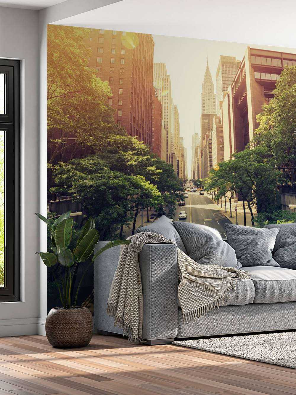 Motorway through a city