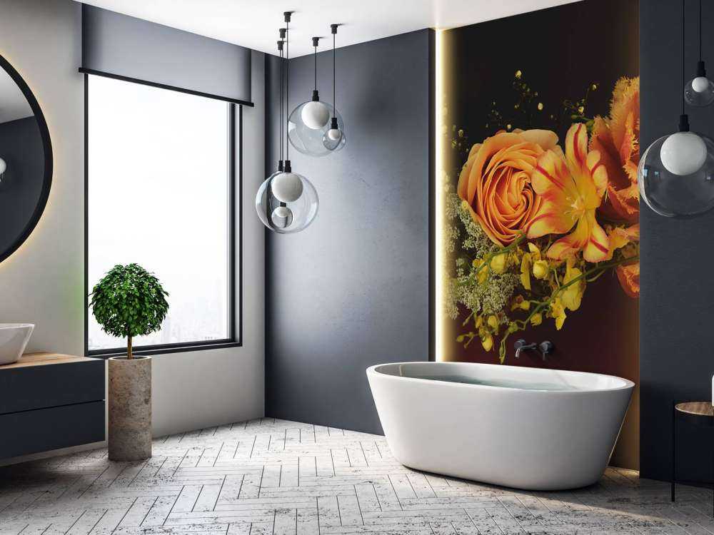 Compound floral garland