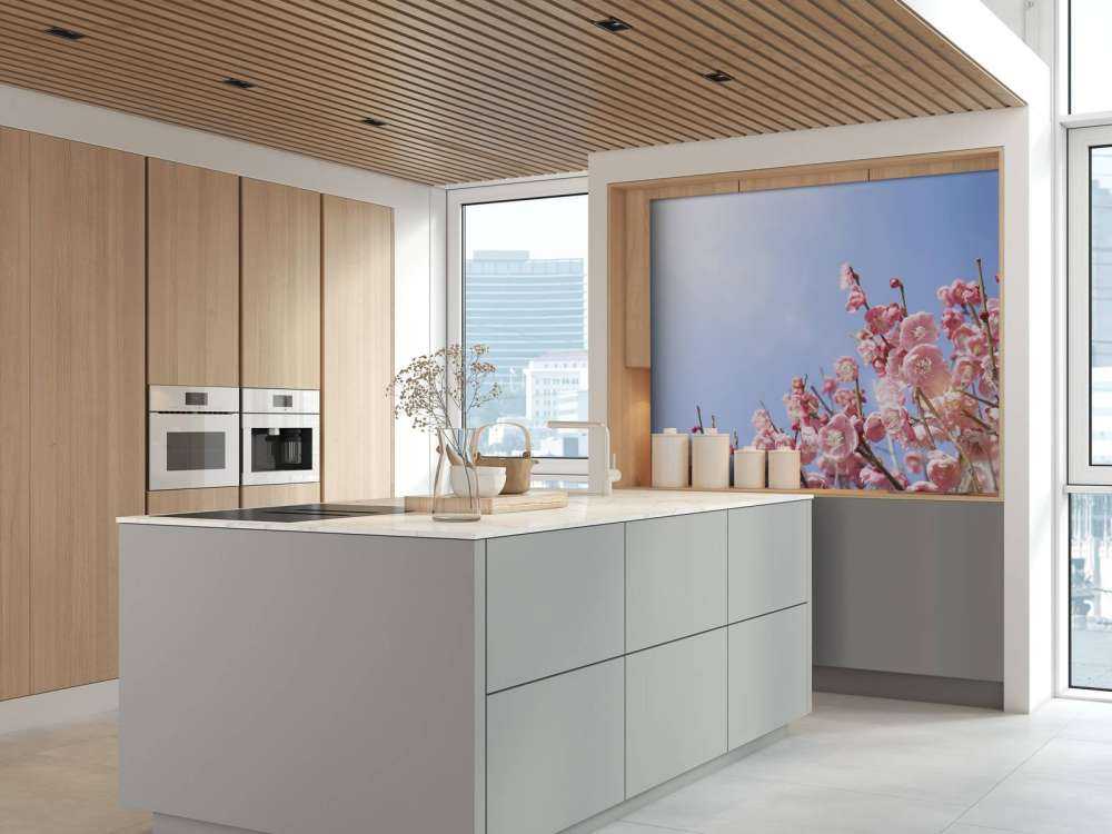 Blossoms with blue sky