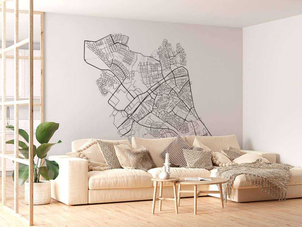 Map of Zwolle, white