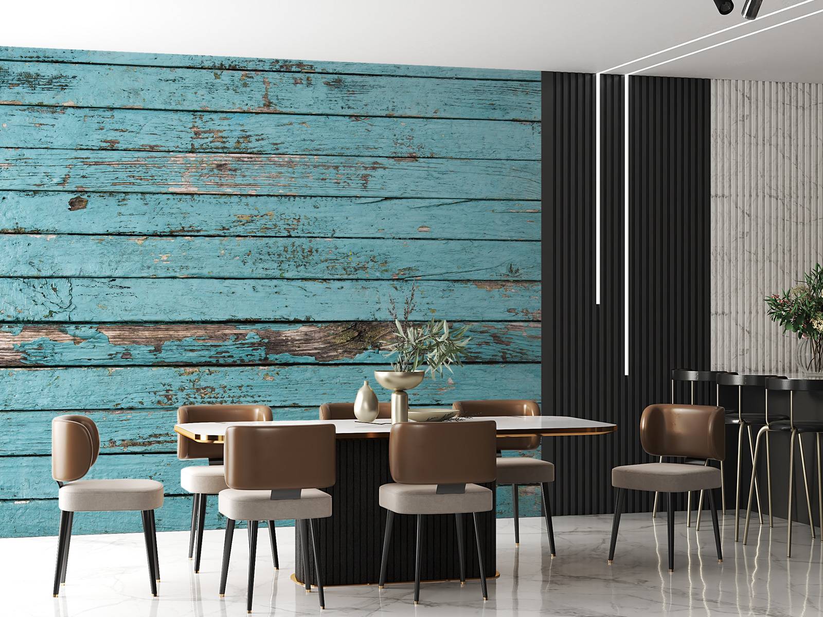Blue wood