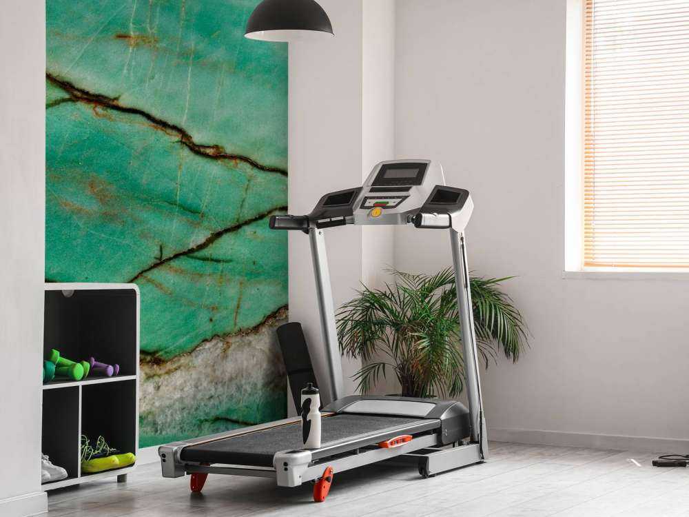 Close-up green marble