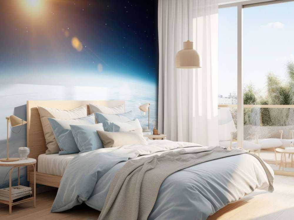 De aarde vanuit de ruimte