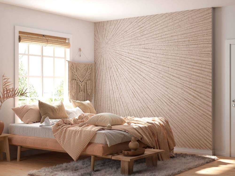 Structure with lines sun linen