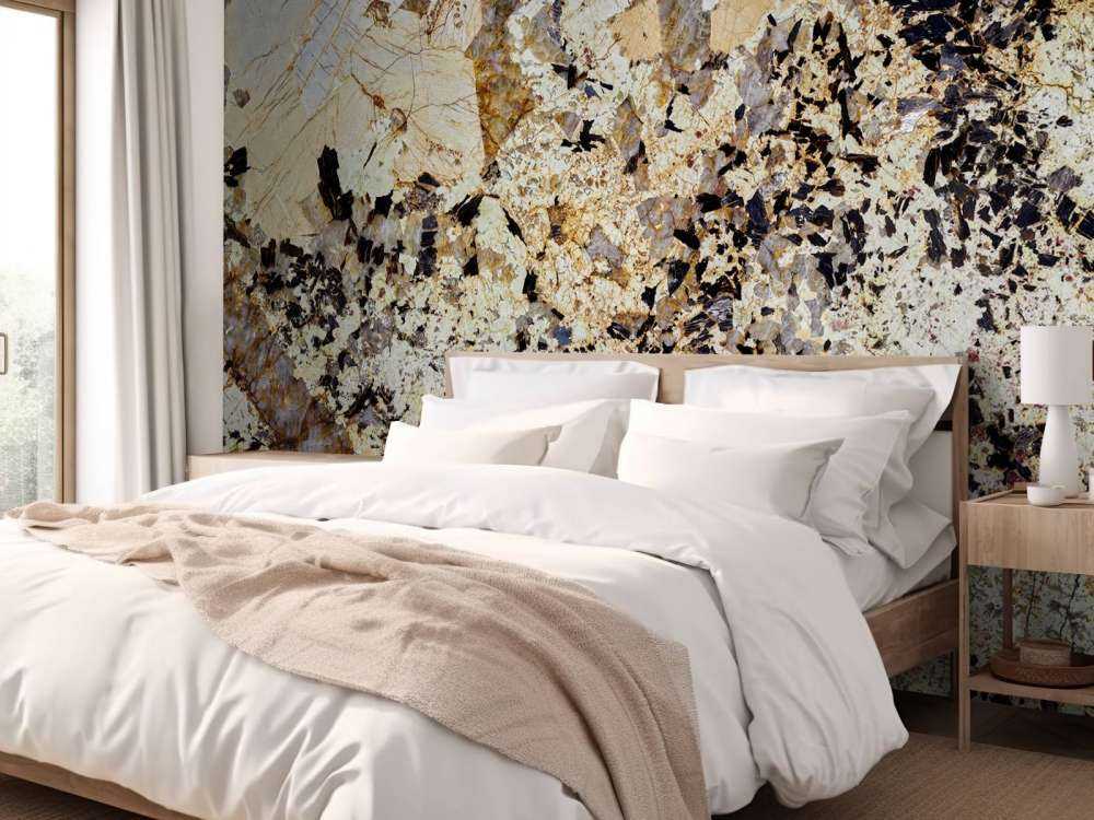 Brown coloured marble