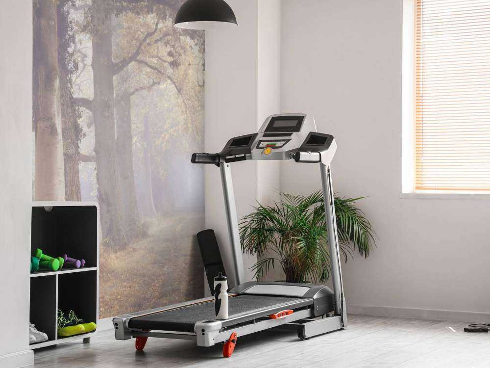 Misty road with trees