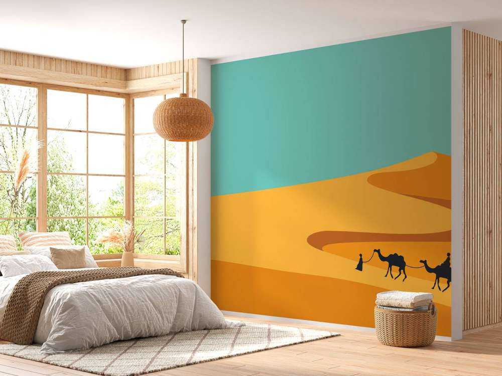 People in the desert