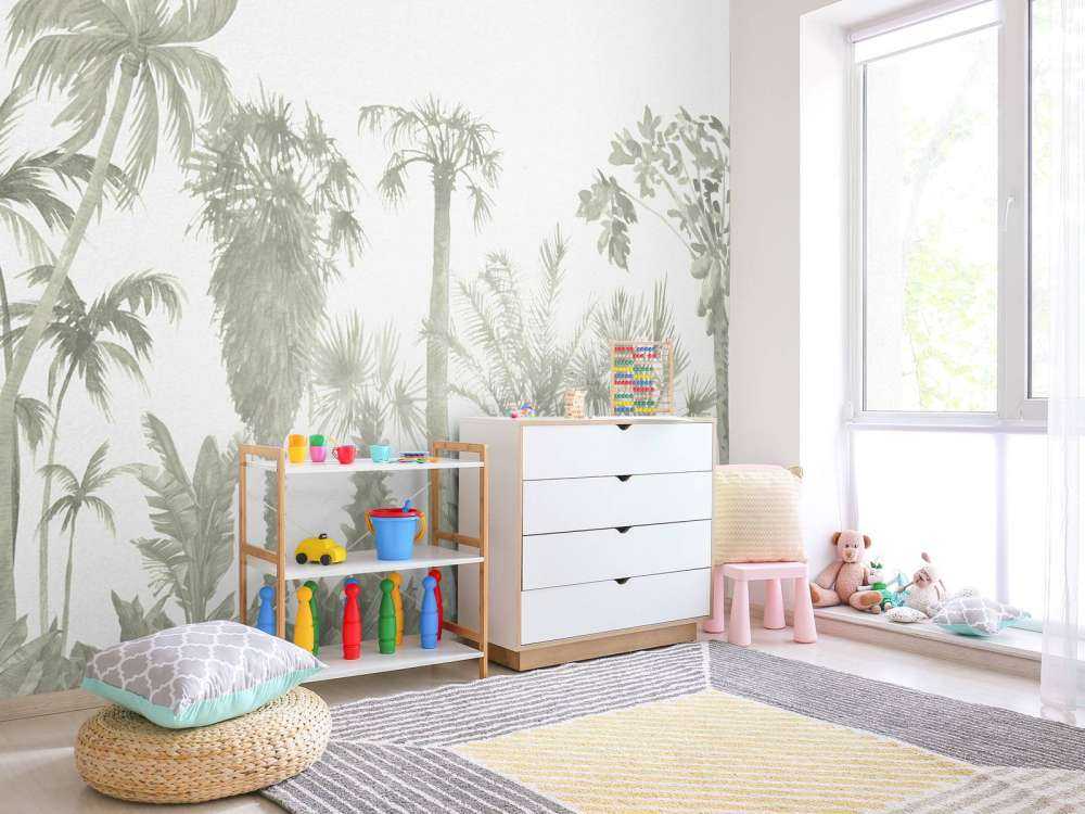 Jungle theme in green