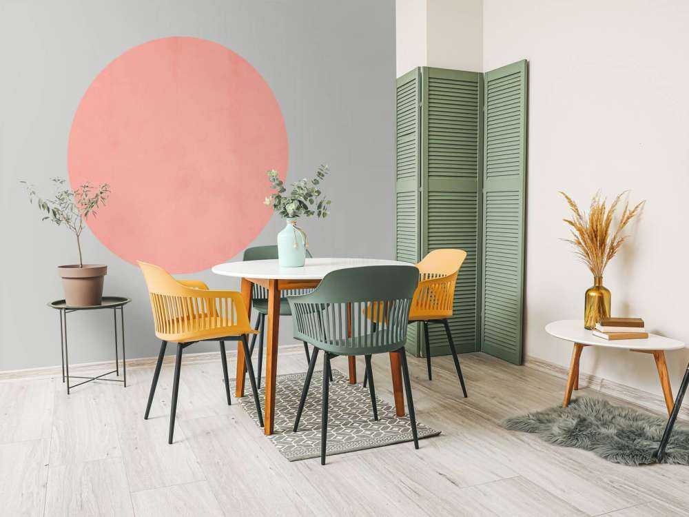 Pastel pink concrete