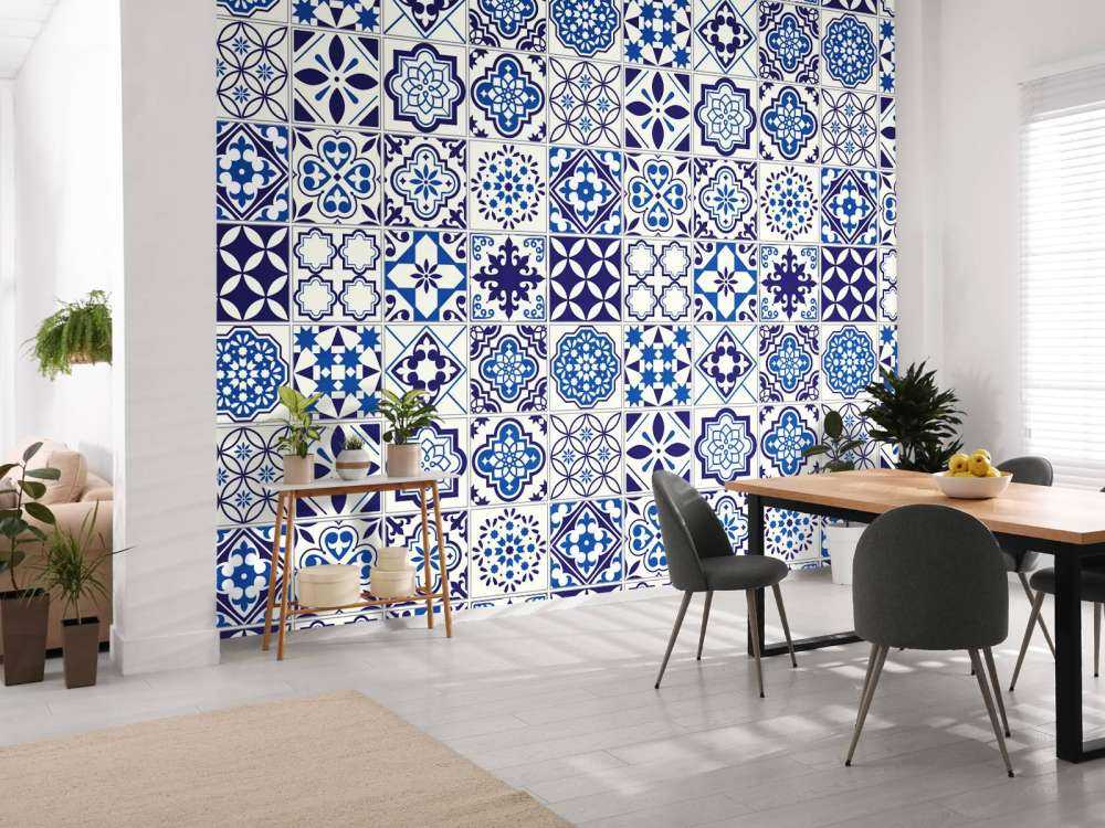 Blue tiles