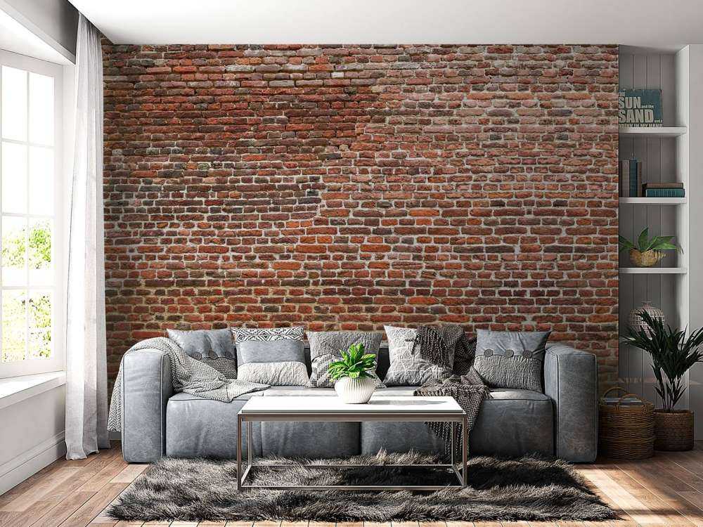 Restored exterior wall