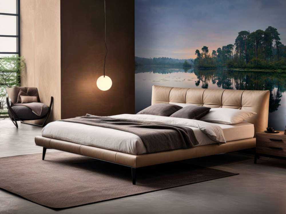 Reflection in forests at sunrise