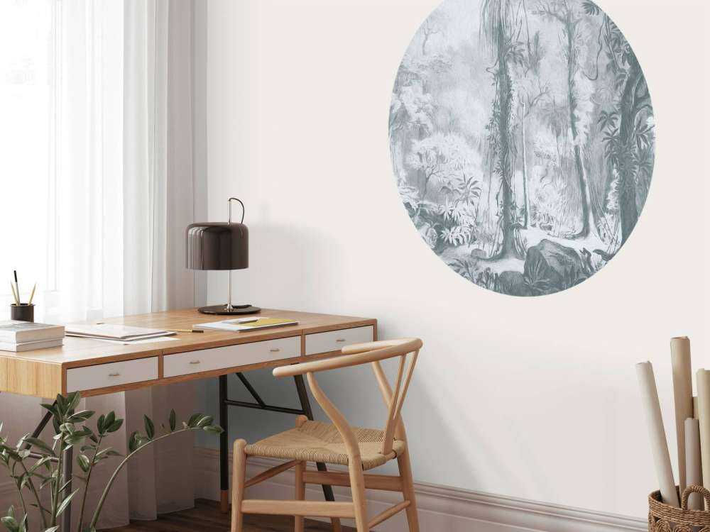 Tropical forest - blue