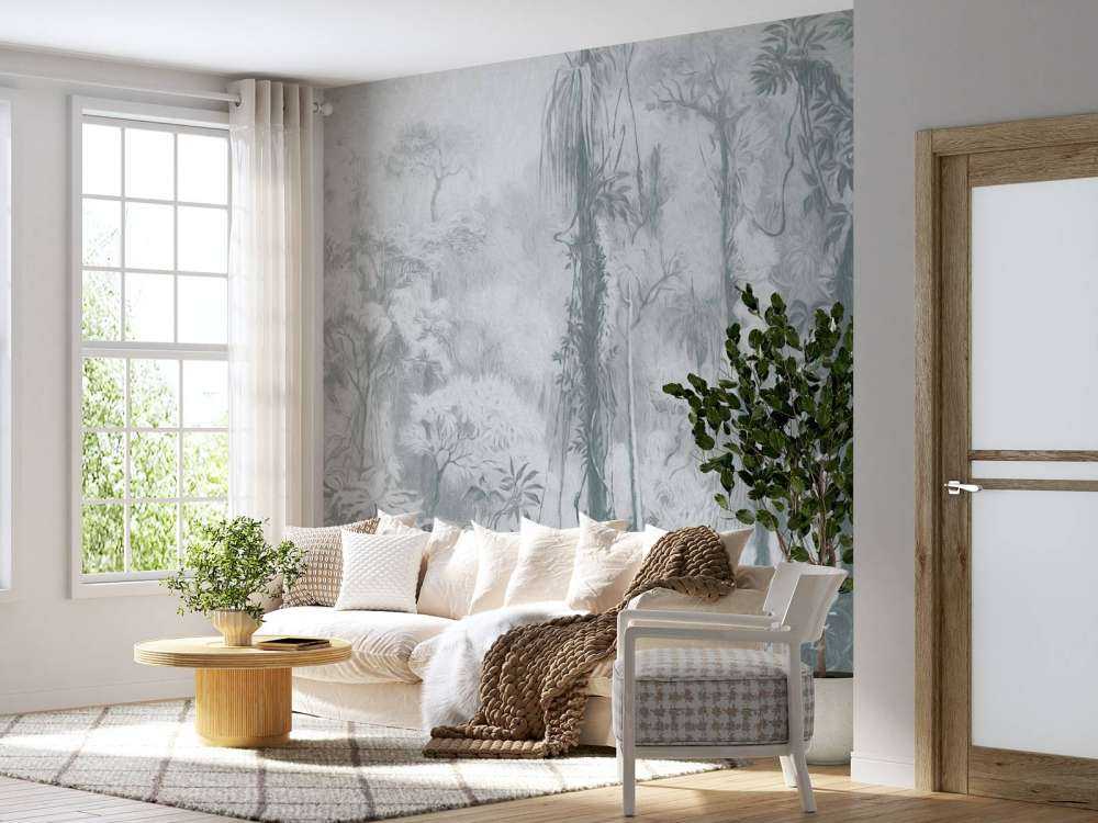 Tropical forest - blue