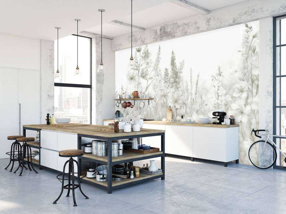 Tender English garden - mint green