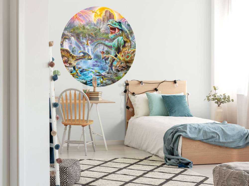 Dinosaurs at the Waterfalls