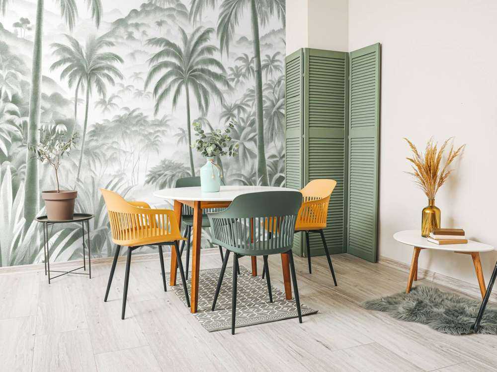 Tropical Mountain Oasis, green