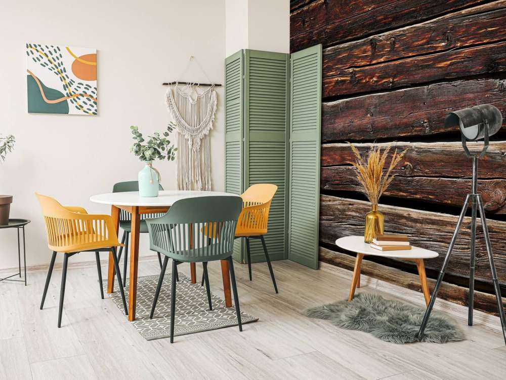 Weathered dark boards