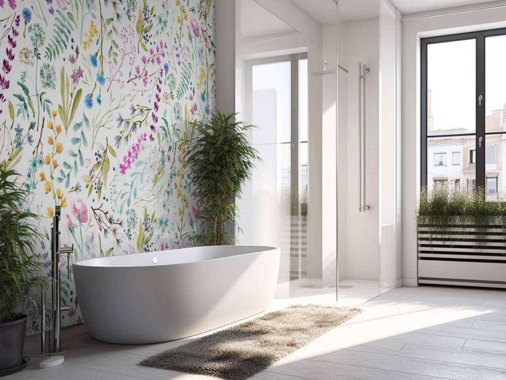 Bloemen van waterverf