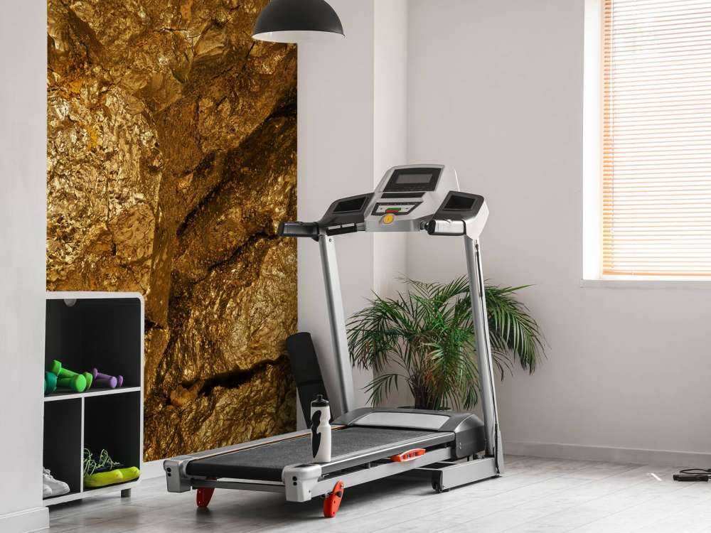 Golden stone, close-up