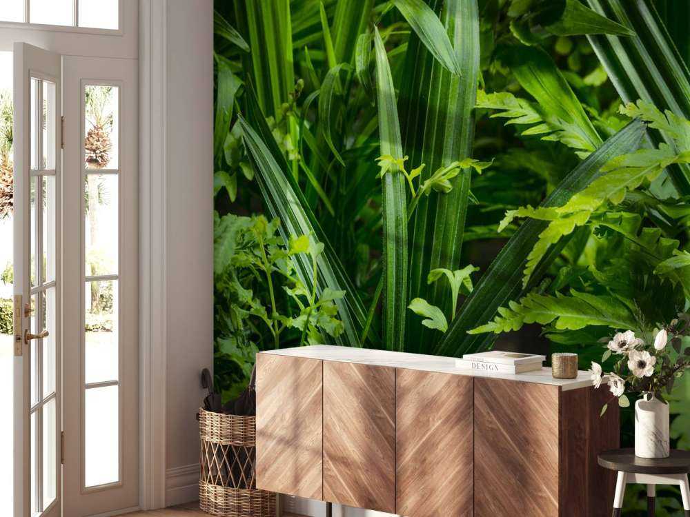 Panorama with plants