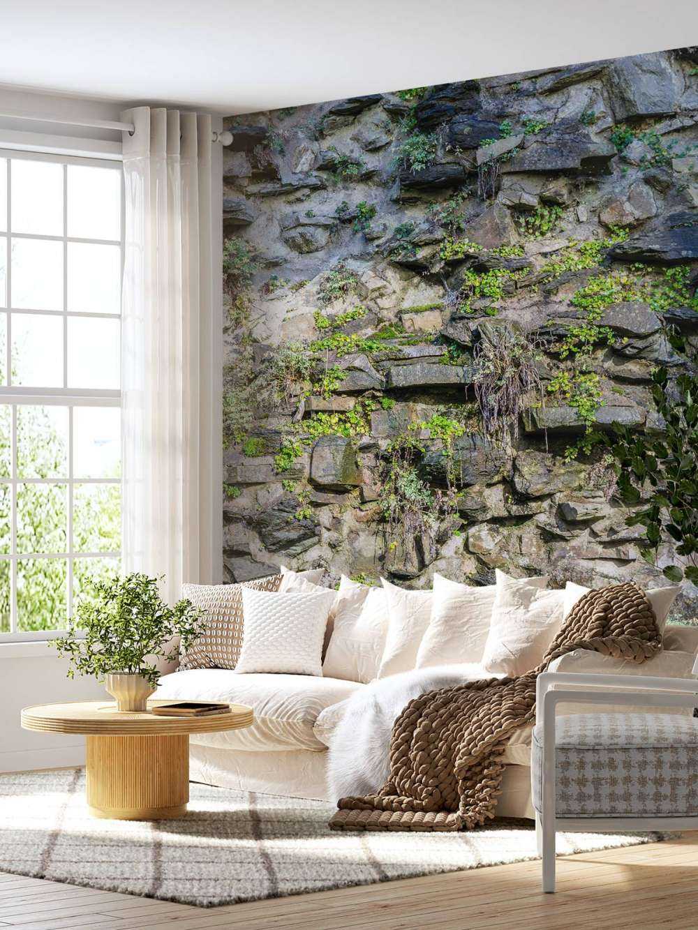 Overgrown wall