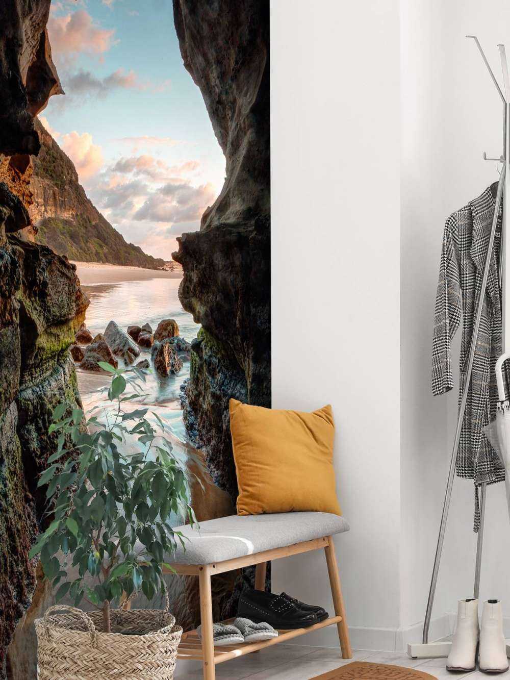 Sea between the rocks