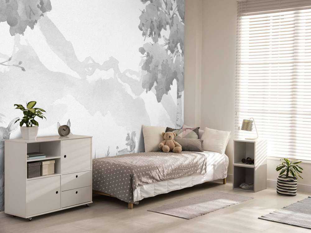 Deer in grey shades