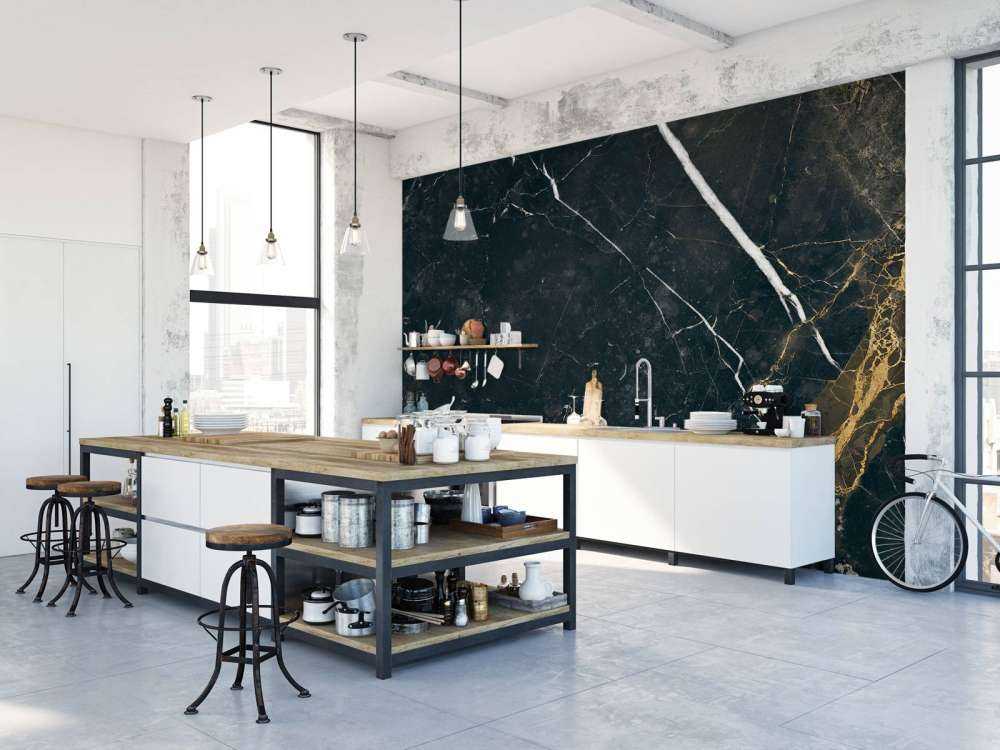 Dark classic marble