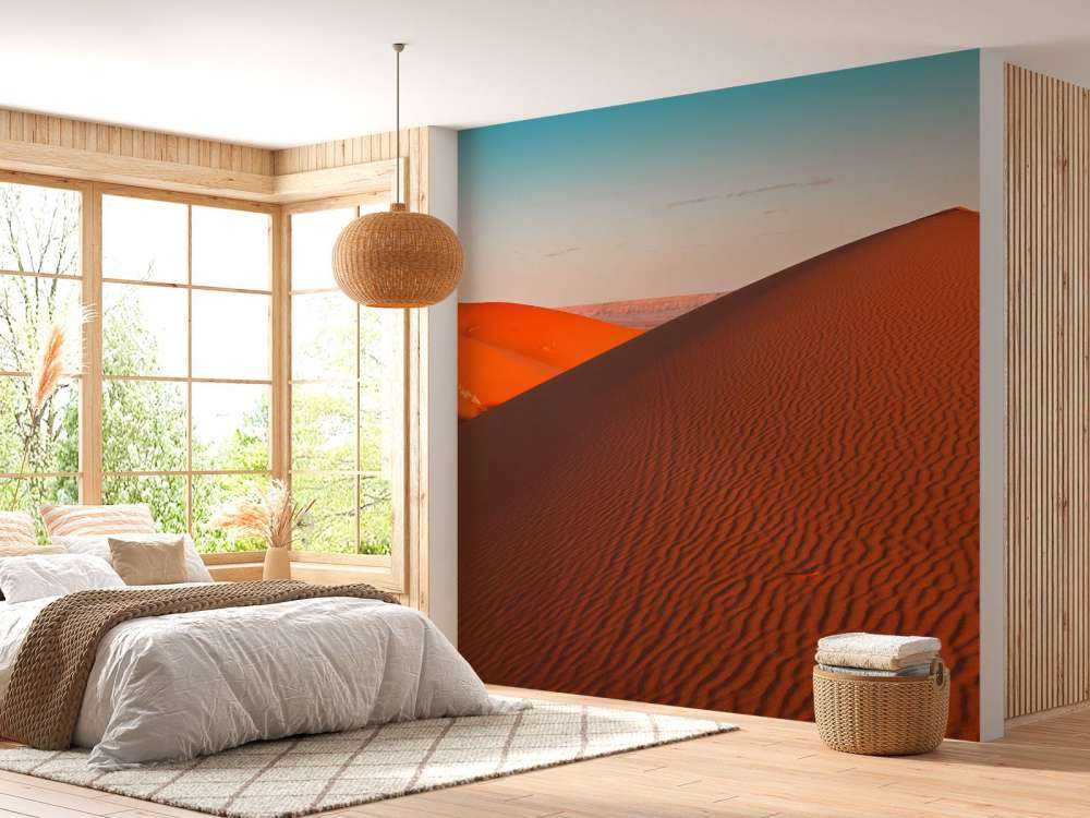 Sand dunes in the Sahara desert