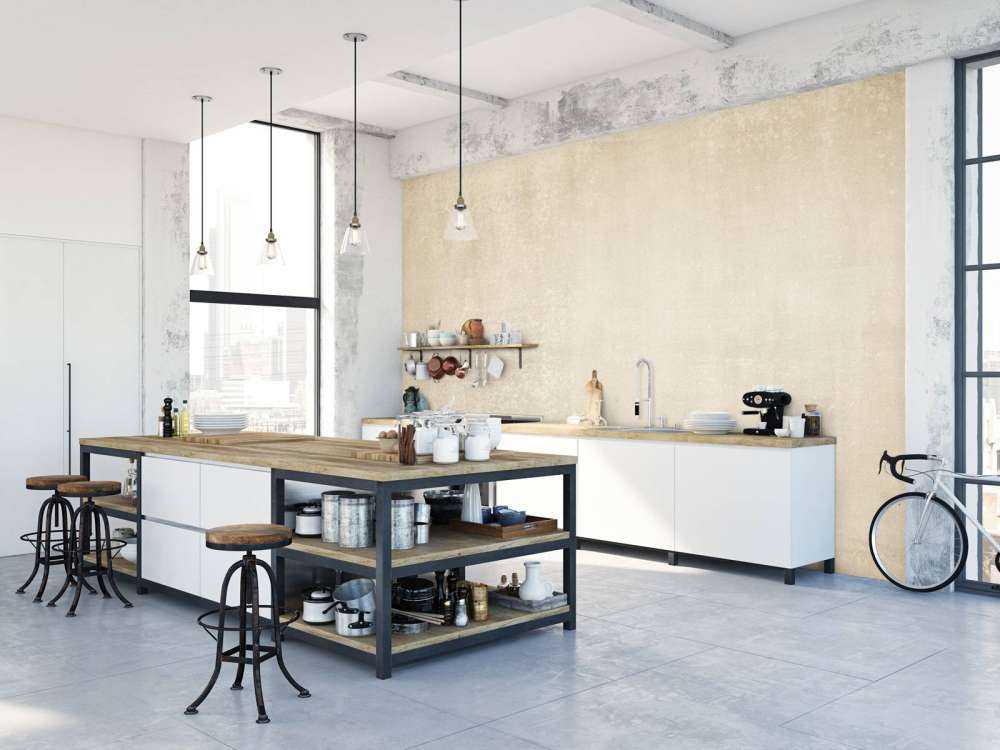 Light coloured concrete