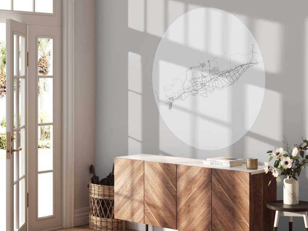 Map of Terschelling, white