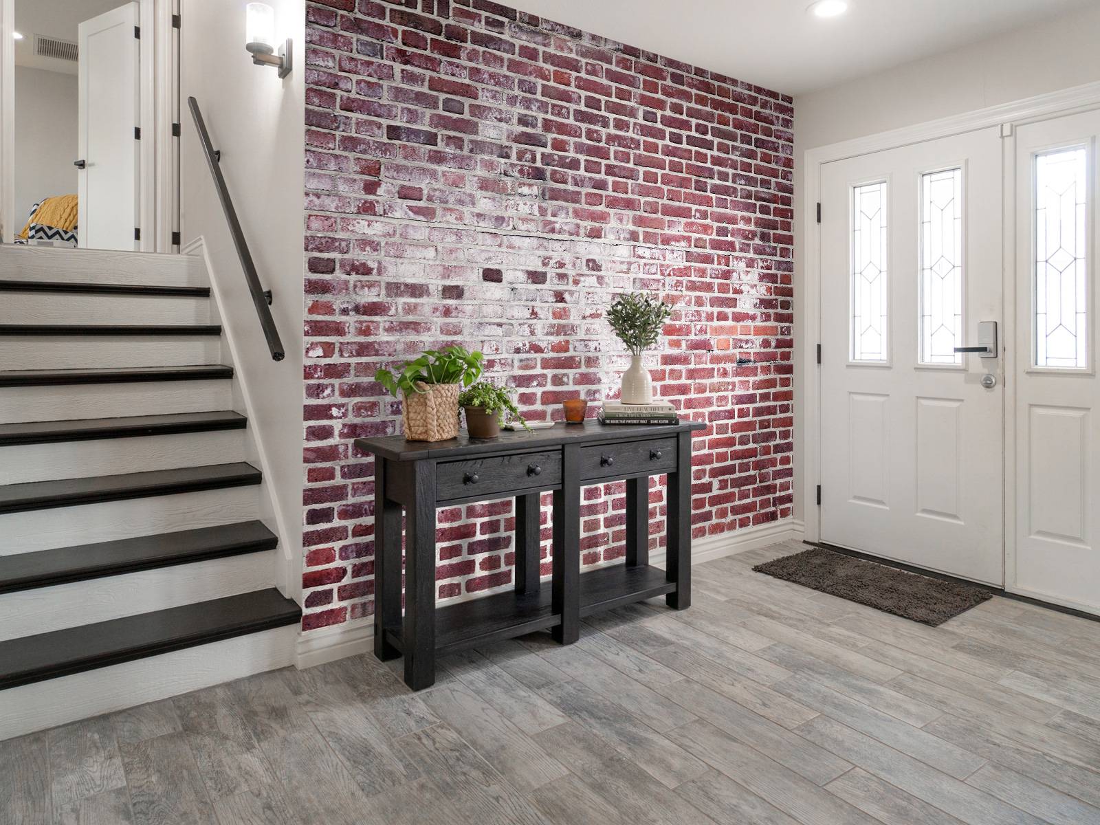 Bricks with cement