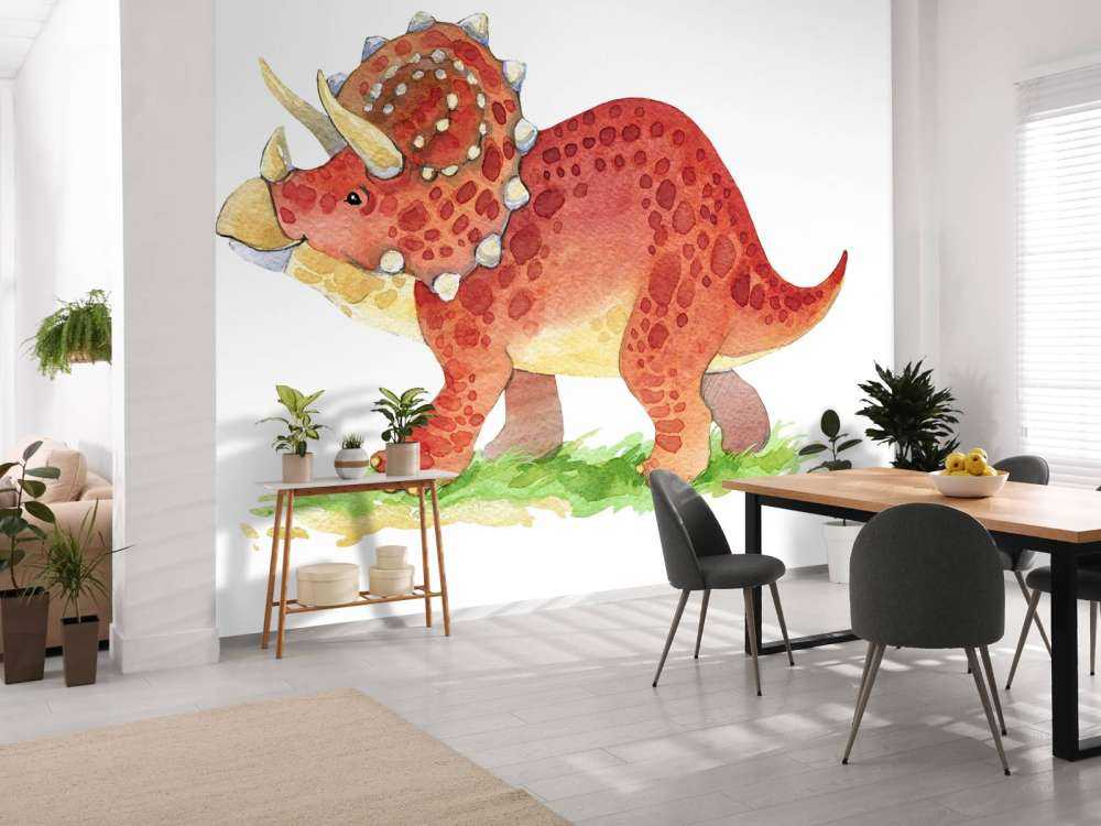 Cute Triceratops dinosaur
