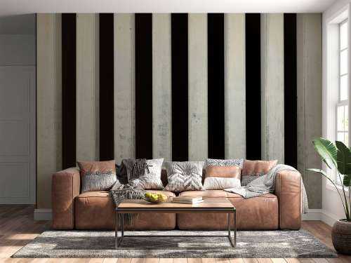 Concrete pillars