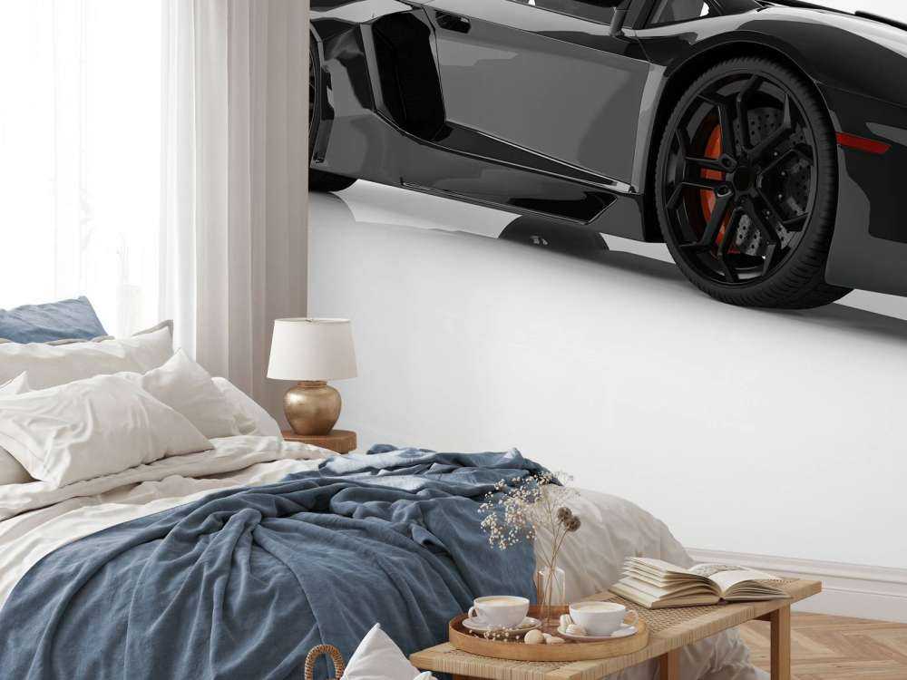 Black supercar