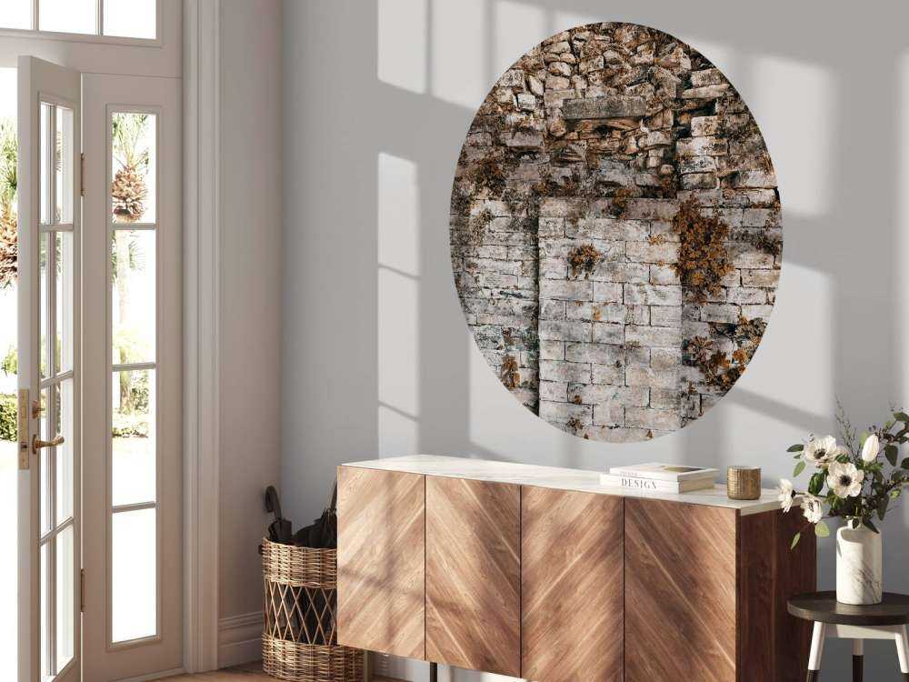 Vegetated wall in autumn