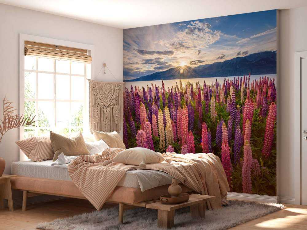 Lupins lakeside